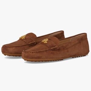 Ralph Lauren Womens Barnsbury Suede Loafers